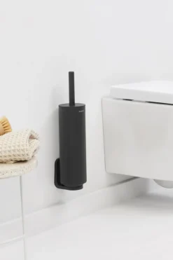 Brabantia MindSet toalettborste och hållare, silikon, mineral oändligt grå