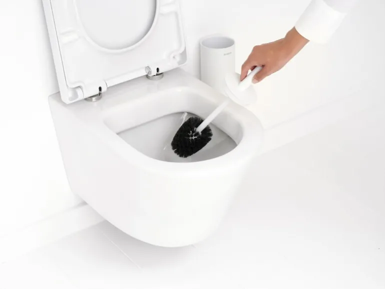 Brabantia MindSet toalettborste och hållare, mineral fresh white