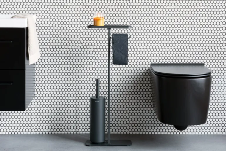 Brabantia MindSet toalettservant, silikon, mineral oändligt grå