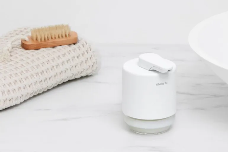 Brabantia MindSet tvåldispenser, mineral fräsch vit