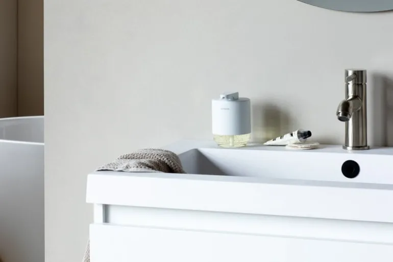 Brabantia MindSet tvåldispenser, mineral fräsch vit