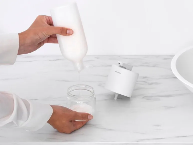 Brabantia MindSet tvåldispenser, mineral fräsch vit