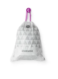 Brabantia PerfectFit soppåsar 10–12 l, 20 st, C, vit