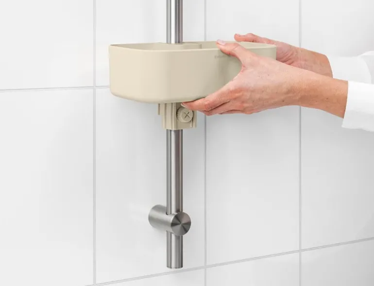 Brabantia ReNew duschhylla, ljusbeige