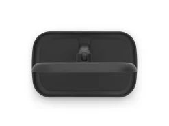 Brabantia ReNew spegel med förvaringsbricka, mörkgrå