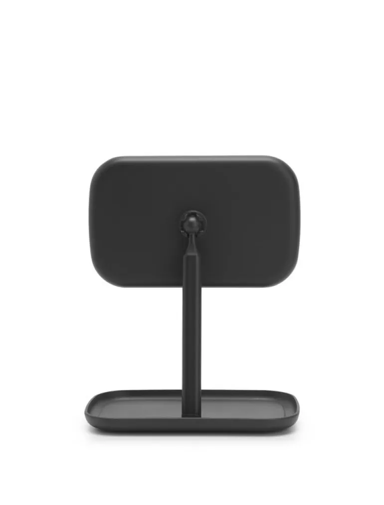 Brabantia ReNew spegel med förvaringsbricka, mörkgrå