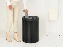 Brabantia Selector tvättkorg 55 l, mattsvart