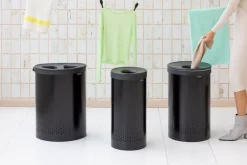 Brabantia Selector tvättkorg 55 l, mattsvart