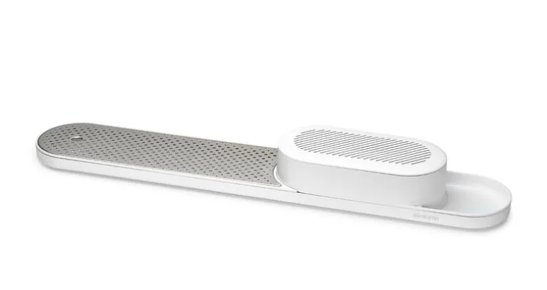 Brabantia SinkStyle köksredskapsställ & torkbricka, Mineral Fresh white