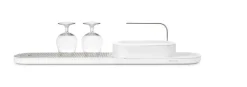 Brabantia SinkStyle köksredskapsställ & torkbricka, Mineral Fresh white