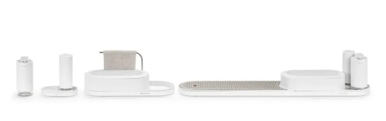 Brabantia SinkStyle ställ för köksredskap, Mineral Fresh white
