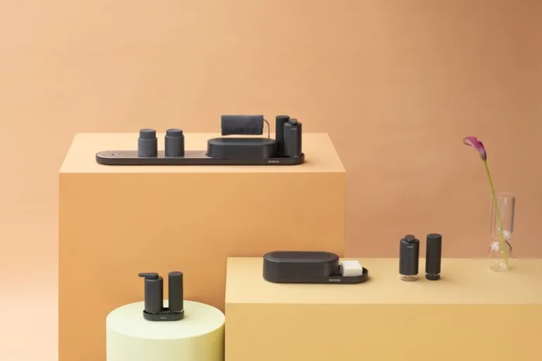 Brabantia SinkStyle tvåldispenser, 200 ml, Mineral Infinite grey