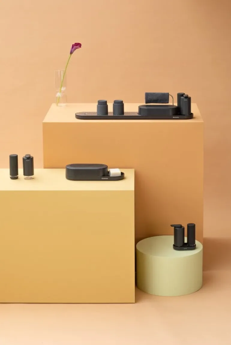 Brabantia SinkStyle tvåldispenser, 200 ml, Mineral Infinite grey