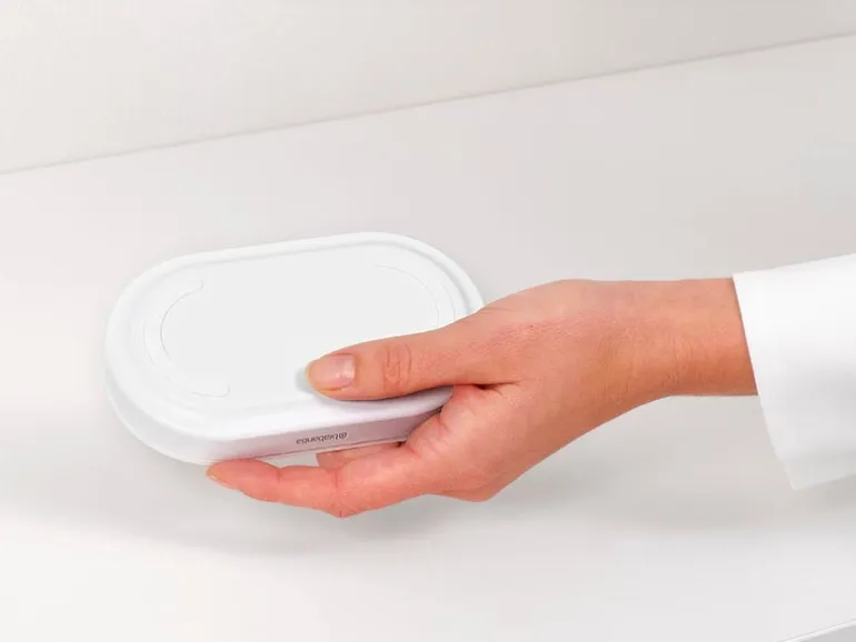 Brabantia SinkStyle tvål/diskmedelsdispenser set, 2 x 200 ml, fresh white