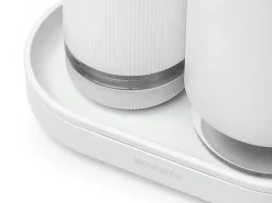 Brabantia SinkStyle tvål/diskmedelsdispenser set, 2 x 200 ml, fresh white