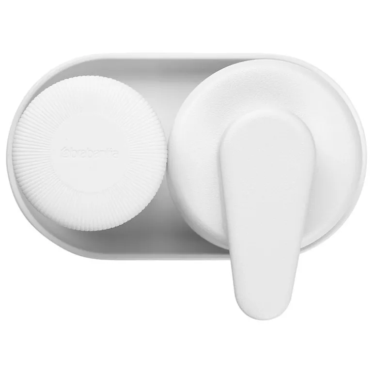 Brabantia SinkStyle tvål/diskmedelsdispenser set, 2 x 200 ml, fresh white