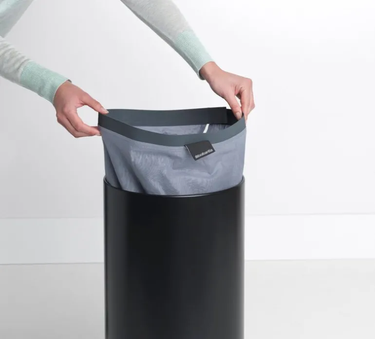 Brabantia Tvättkorg 35 l, mattsvart - korklock