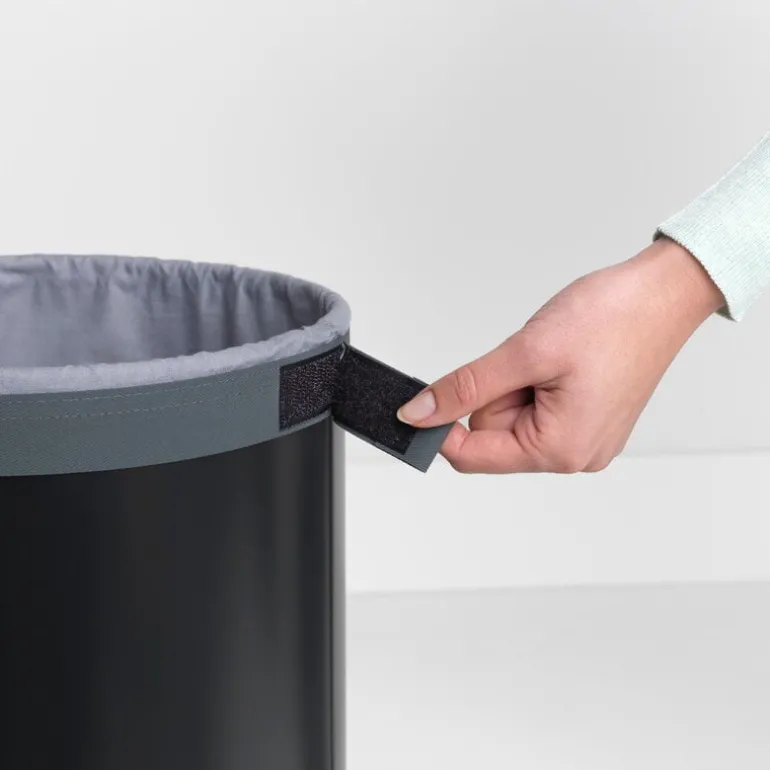 Brabantia Tvättkorg 35 l, mattsvart - korklock