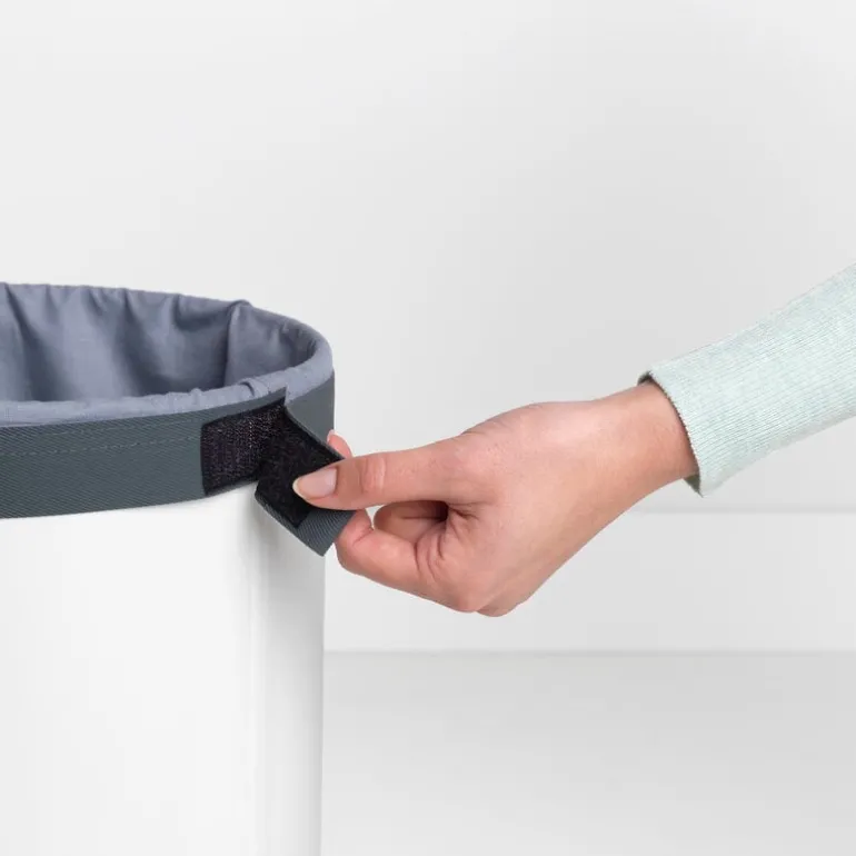 Brabantia Tvättkorg 35 l, vit - korklock