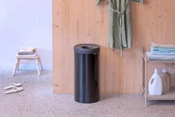 Brabantia Tvättkorg 35 l, mattsvart