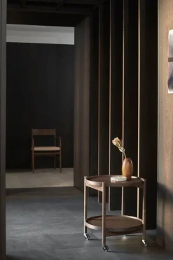 Brdr. Krüger Bølling brickbord 50 cm, oljad valnöt - leaf