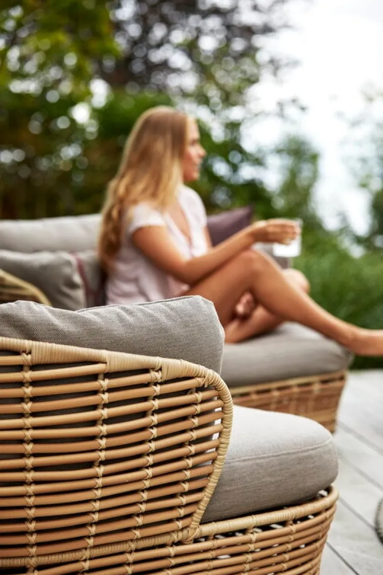 Cane-line Basket fåtölj, natur - brungrå
