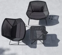 Cane-line Breeze dynset för fåtölj, svart