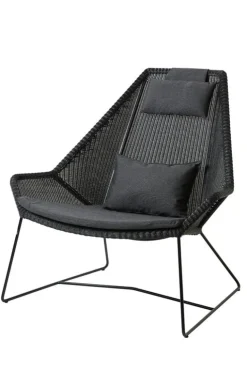 Cane-line Breeze dynset för högryggad stol, svart