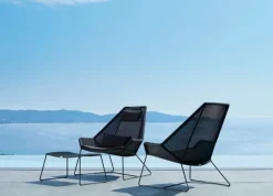 Cane-line Breeze dynset för högryggad stol, svart