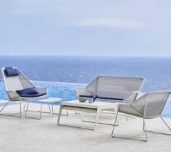 Cane-line Breeze fåtölj, vitgrå