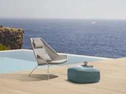 Cane-line Breeze högryggstol, vitgrå