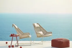 Cane-line Breeze högryggstol, vitgrå