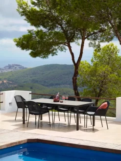 Cane-line Breeze matstol, stapelbar, svart