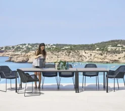 Cane-line Breeze stolsdyna för stapelbar matstol, svart