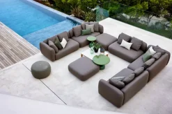 Cane-line Capture 2-sitssoffa, vänstermodul, brungrå