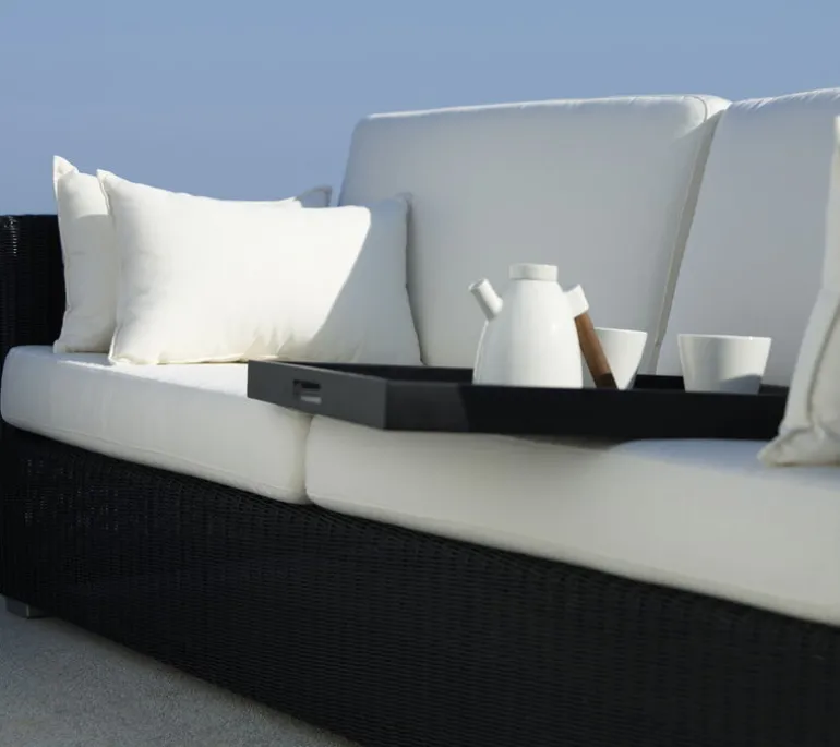 Cane-line Club bricka, 58,5 x 58,5 cm, svart