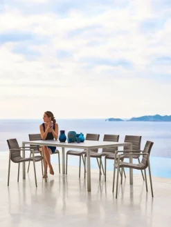 Cane-line Core fåtölj, stapelbar, taupe