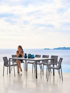 Cane-line Core stol, stapelbar, grå