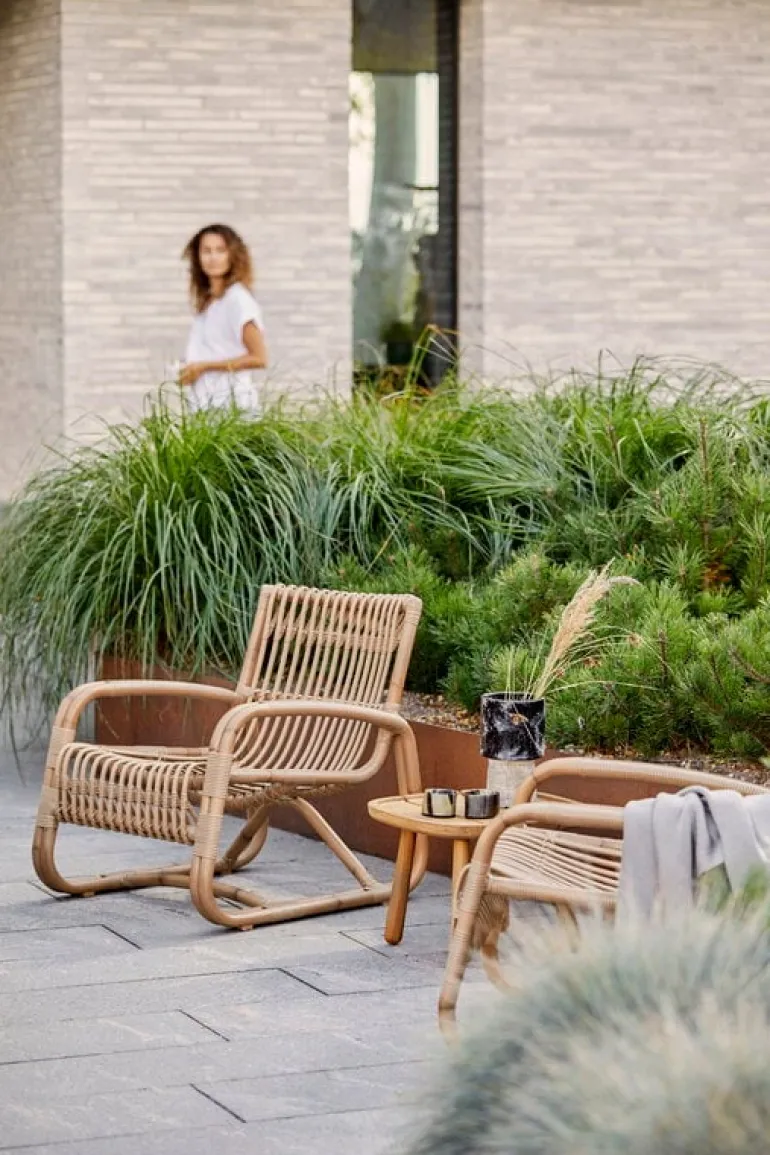 Cane-line Curve fåtölj, natur