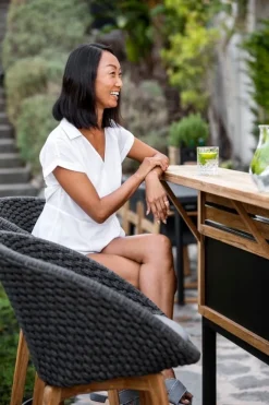 Cane-line Drop utomhusbar, teak