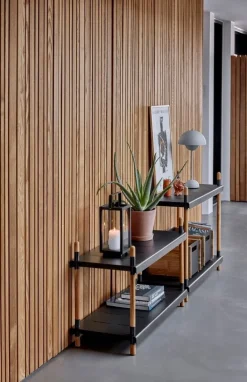 Cane-line Frame hylla, hög, teak - aluminium