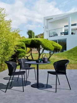 Cane-line Lean stol, svart