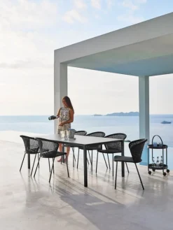 Cane-line Lean stol, svart