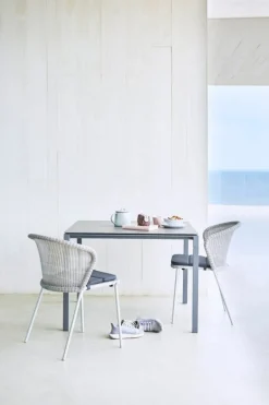 Cane-line Lean stol, vitgrå