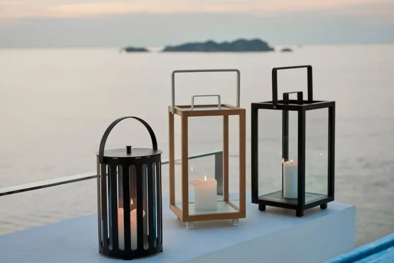 Cane-line Lighthouse lykta, liten, mörkgrå