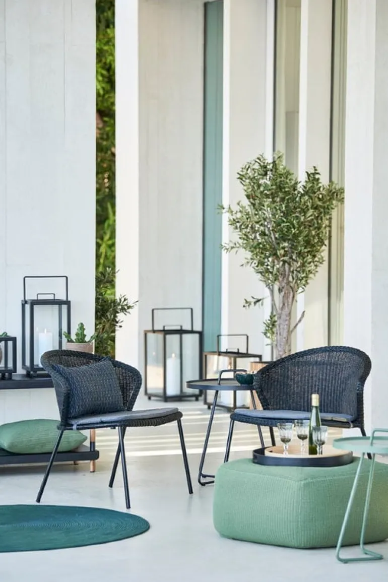 Cane-line Lighthouse lykta, liten, mörkgrå