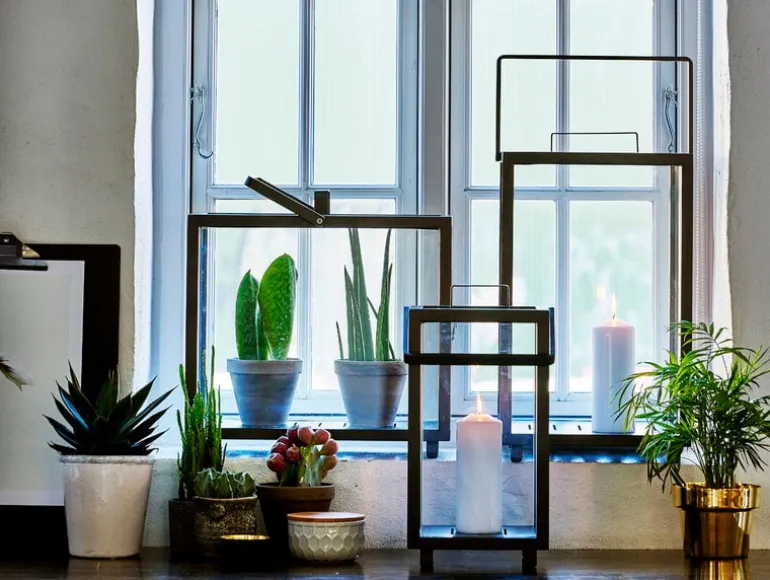 Cane-line Lighthouse lykta, liten, mörkgrå