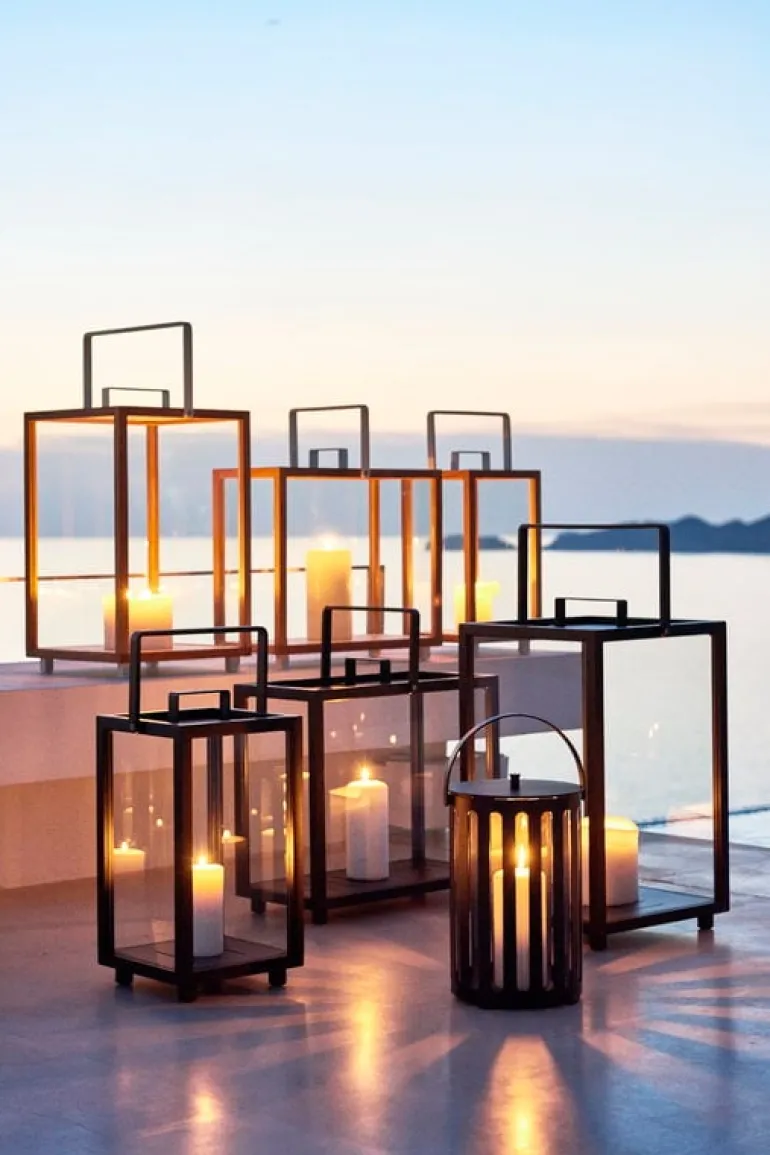 Cane-line Lighthouse lykta, liten, mörkgrå