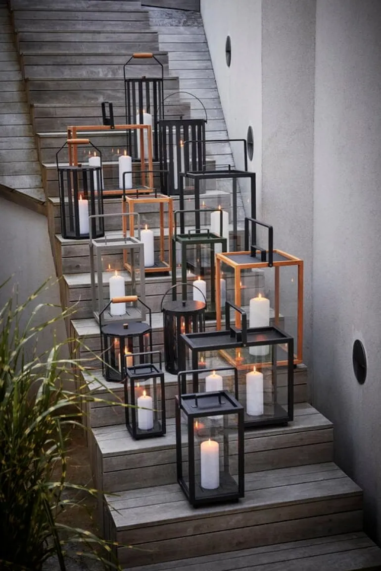 Cane-line Lighthouse lykta, liten, mörkgrå