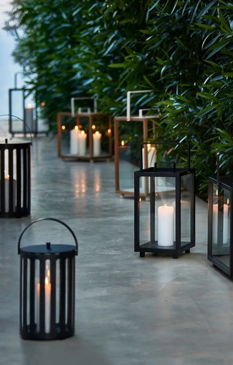 Cane-line Lighthouse lykta, liten, mörkgrå